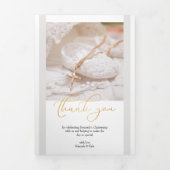 Christening 10 Foto Hartelijk dank Drieluik Kaart (Cover)