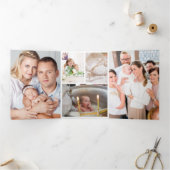 Christening 6 Foto Hartelijk dank Drieluik Kaart (Binnen)