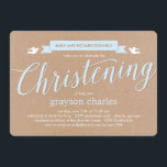 Christening Banner Baptism Uitnodiging - Blauw<br><div class="desc">Nodig uw vrienden en familie uit om getuige te zijn van de gedenkwaardige gebeurtenis van uw kind met deze edele Baptisme Uitnodiging van het Manuscript. Ook beschikbaar in meer kleuren. Met een bijbehorende creditcard verkrijgbaar. {berryberrysweet.com}</div>