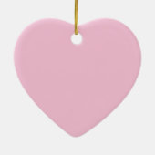 Christening Baptism Baby Girl Pink Keramisch Ornament (Achterkant)