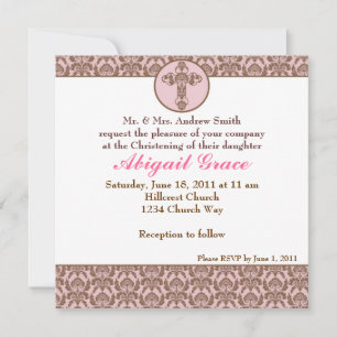 Christening/Baptism Uitnodiging