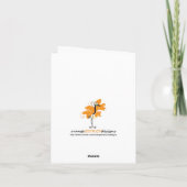 Christening/Baptismal Hartelijk dank Bedankkaart (Achterkant)