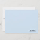 Christening / Baptisme Uitnodiging - Personalisere (Achterkant)