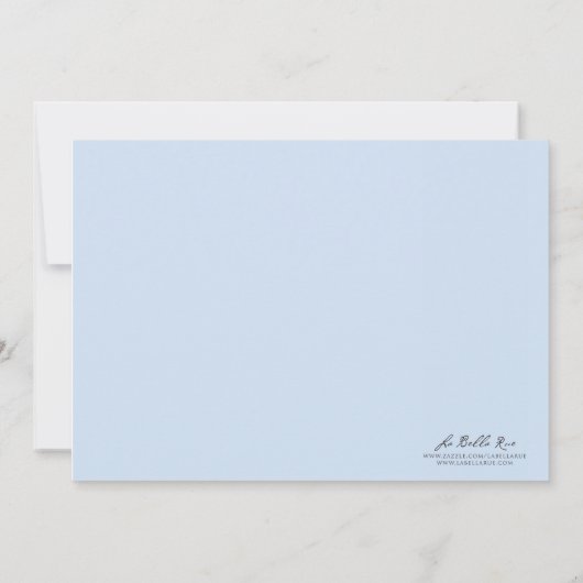 Christening / Baptisme Uitnodiging - Personalisere (Achterkant)