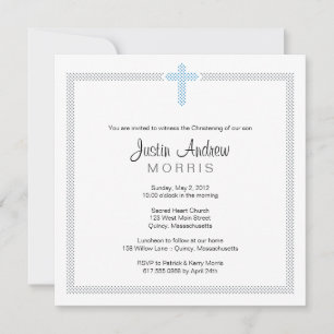 Christening / Baptisme Uitnodiging - Personalisere