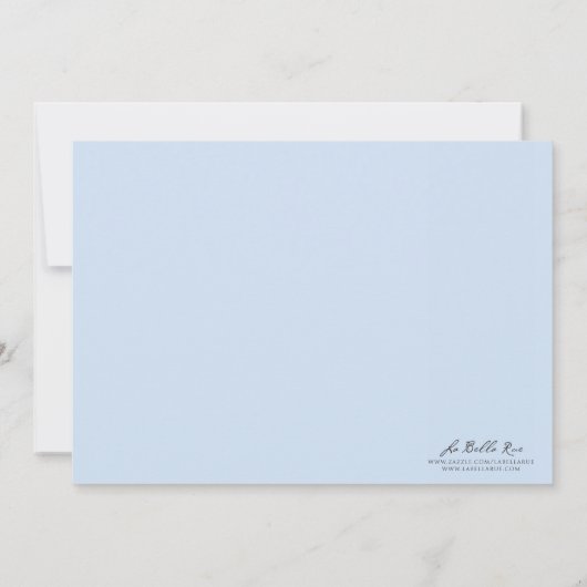 Christening / Baptisme Uitnodiging - Personalisere (Achterkant)