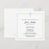 Christening / Baptisme Uitnodiging - Personalisere (Voorkant / Achterkant)