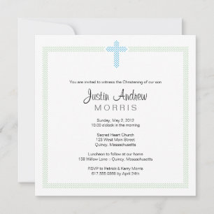 Christening / Baptisme Uitnodiging - Personalisere