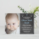 Christening/Baptisme-uitvindingen - Baby Boy Kaart (Staand voorkant)