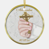 Christening Cross Ornament (Voorkant)