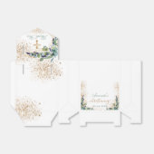 Christening eucalyptus glitter - dank u wel bedankdoosjes (Uitgevouwen)