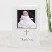 Christening Hartelijk dank Bedankkaart (Voorkant)