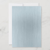 Christening | Jongen Dove en Cross Blue Waterverf Kaart (Achterkant)