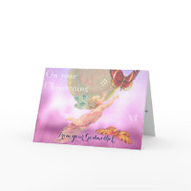 Christening-kaart van Godmoeder Godparent