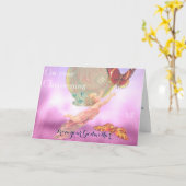 Christening-kaart van Godmoeder Godparent Kaart (Gele Bloem)