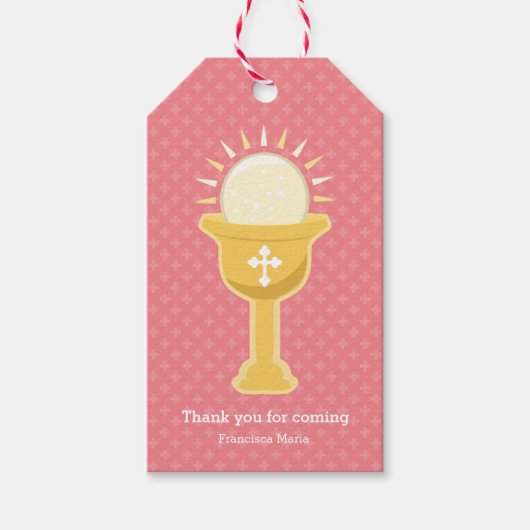 Christening * Kies achtergrondkleur Cadeaulabel (Voorkant)
