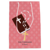 Christening * Kies achtergrondkleur Medium Cadeauzakje (Voorkant)