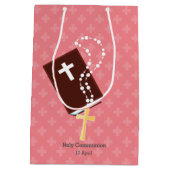 Christening * Kies achtergrondkleur Medium Cadeauzakje (Achterkant)