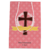 Christening * Kies achtergrondkleur Medium Cadeauzakje (Achterkant)