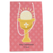 Christening * Kies achtergrondkleur Medium Cadeauzakje (Voorkant)