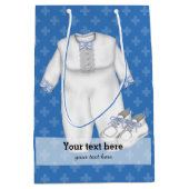 Christening * Kies achtergrondkleur Medium Cadeauzakje (Voorkant)