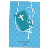 Christening * Kies achtergrondkleur Medium Cadeauzakje (Achterkant)