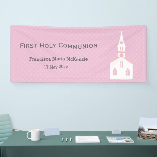 Christening * Kies achtergrondkleur Spandoek (Beurs)