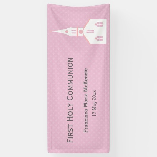 Christening * Kies achtergrondkleur Spandoek (Verticaal)