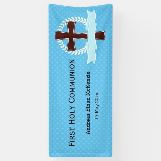 Christening * Kies achtergrondkleur Spandoek (Verticaal)