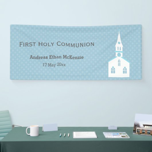 Christening * Kies achtergrondkleur Spandoek (Beurs)