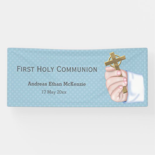 Christening * Kies achtergrondkleur Spandoek (Horizontaal)