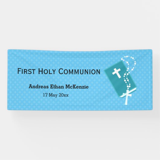 Christening * Kies achtergrondkleur Spandoek (Horizontaal)