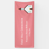 Christening * Kies achtergrondkleur Spandoek (Verticaal)