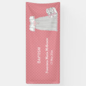 Christening * Kies achtergrondkleur Spandoek (Verticaal)