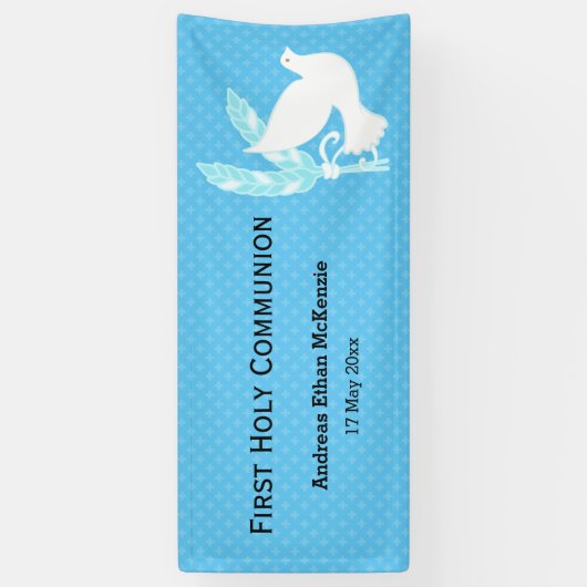 Christening * Kies achtergrondkleur Spandoek (Verticaal)