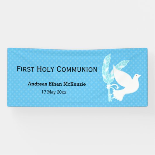 Christening * Kies achtergrondkleur Spandoek (Horizontaal)