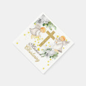Christening Personalized Gender Neutral Napkins Servet (Hoek)