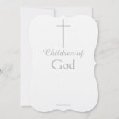 Christening Pink Twins Kaart (Achterkant)