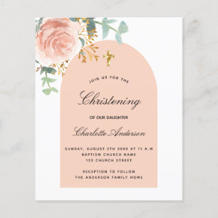 Christening roos florarch flyer