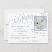 Christening Scroll for Baby Boy Kaart (Voorkant)