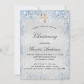 Christening Silver Blue Kaart (Voorkant)