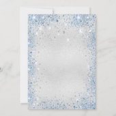 Christening Silver Blue Kaart (Achterkant)