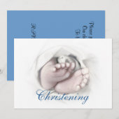 Christening uitnodiging (Voorkant / Achterkant)