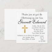 Christening Uitnodiging (Voorkant / Achterkant)