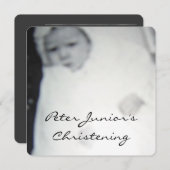 Christening ( uitnodiging) kaart (Voorkant / Achterkant)