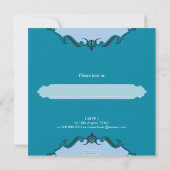 CHRISTENING UITNODIGT :: viva 10SQ Kaart (Achterkant)