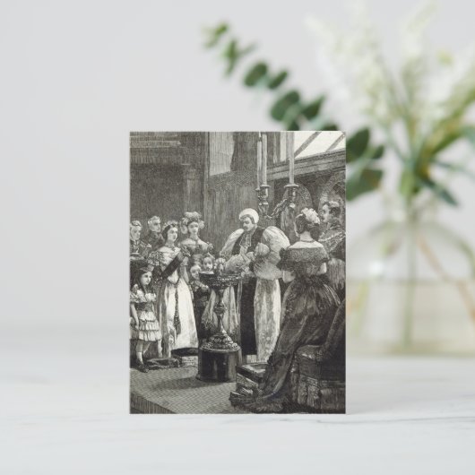 Christening van de prinses Louise Briefkaart (Staand voorkant)