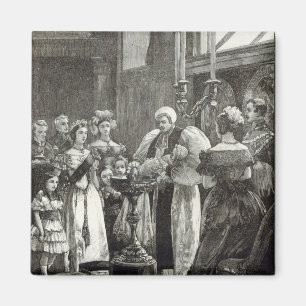 Christening van de prinses Louise Magneet