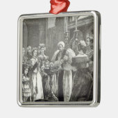 Christening van de prinses Louise Metalen Ornament (Links)