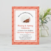 Christening | ZWART NAMING | KoraalStippen | Foto Kaart (Staand voorkant)